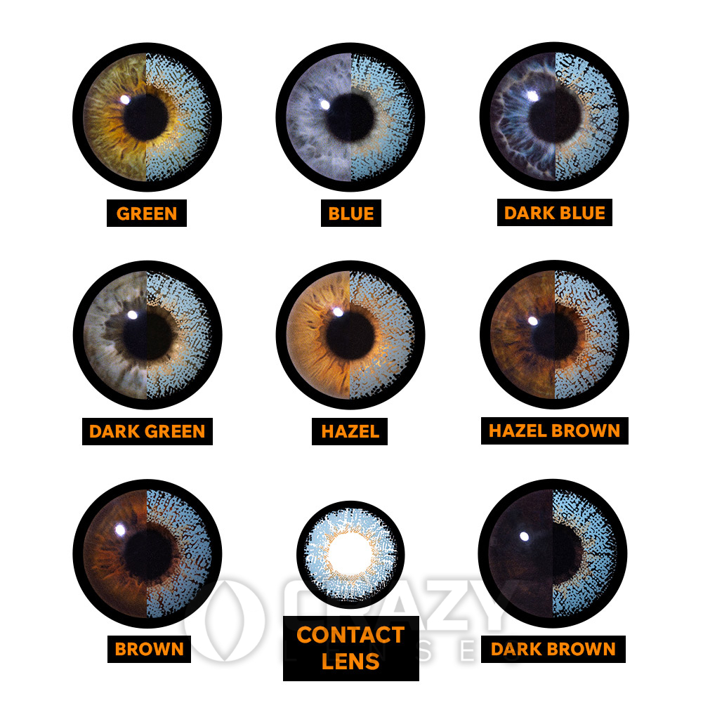 Elven Blue Costume Contact Lenses (Daily) | Crazy Lenses