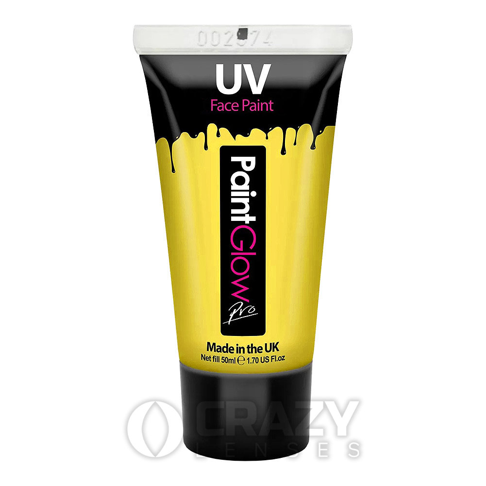 Paintglow UV Yellow Face & Body Paint | Paintglow Cosmetics