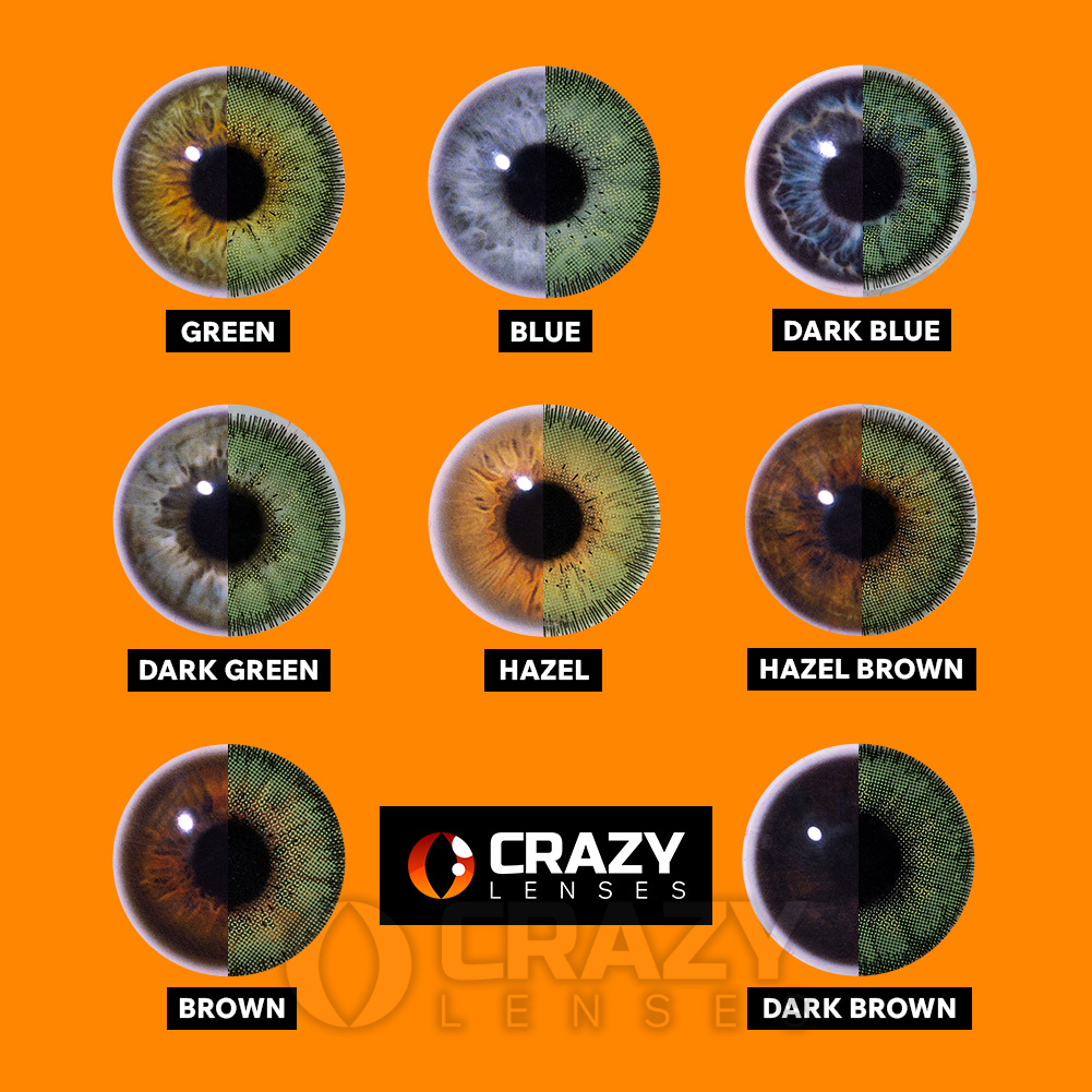 Moss Green Natural Contact Lenses (Daily) | Crazy Lenses