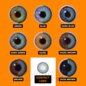 Saphirblaue, natürliche Kontaktlinsen (Tageslinsen) | Crazy Lenses