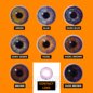 Purple Blend Natural Kontaktlinsen (30 Tage) | Crazy Lenses
