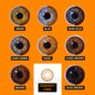 Tri Tone Autumn Hazel Natural Contact Lenses (90 Day) | Crazy Lenses