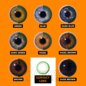 Two Tone Aqua Mystic Natural Contact Lenses (90 Day) | Crazy Lenses