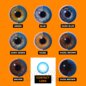 Two Tone Circle Blue Contact Lenses | Daily Natural Contacts
