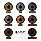 Chocolate Brown 3 Tone Eye Accessories (Pair) | Coloured Eye Accessories