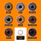 Blend Grey Natural Contact Lenses (30 Day) | Crazy Lenses