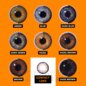 Tri Tone Purple Natural Contact Lenses (Daily) | Crazy Lenses