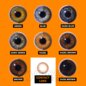 Circle Brown Natural Contact Lenses (30 Day) | Crazy Lenses