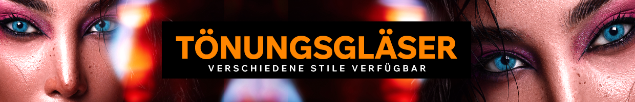 Gläser mit verstärkter Tönung