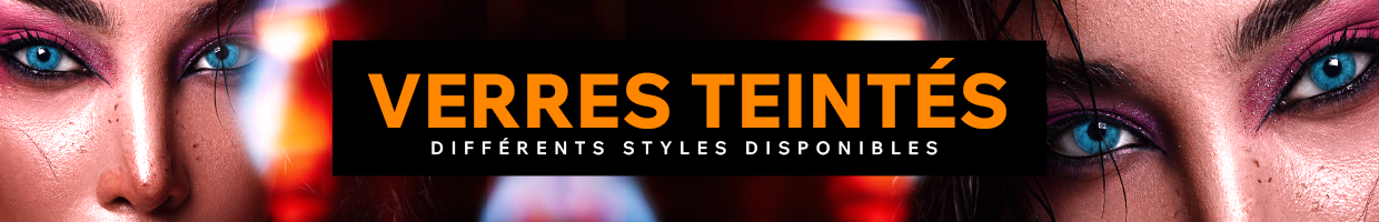 Lentilles teintées améliorées