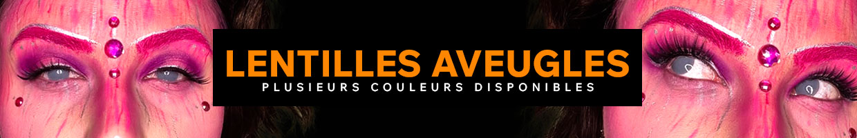 Lentilles de contact aveugles